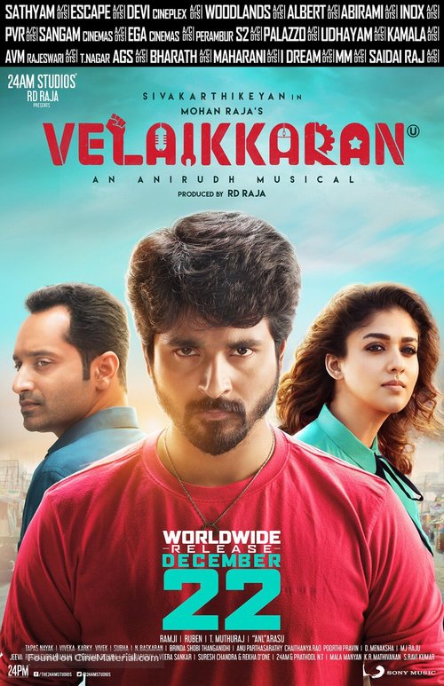 Velaikkaran - Indian Movie Poster