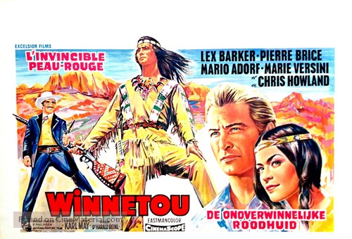 Winnetou - 1. Teil - Belgian Movie Poster