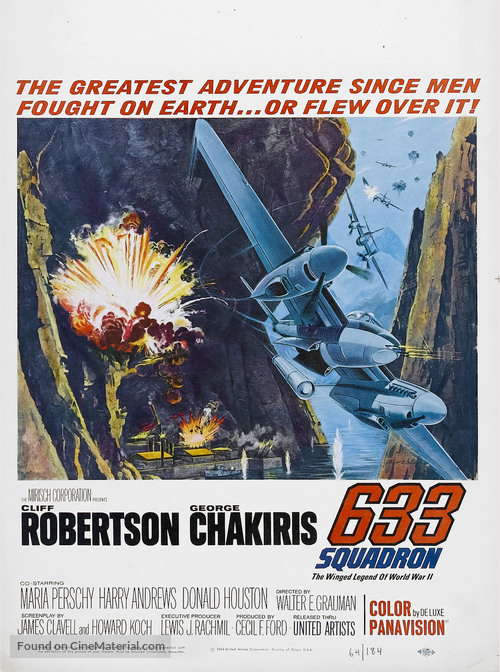 633 Squadron - Movie Poster