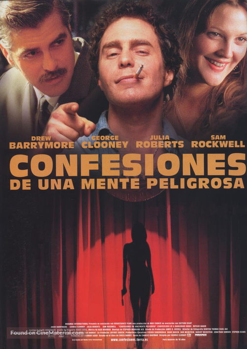 Confessions of a Dangerous Mind - Spanish Movie Poster