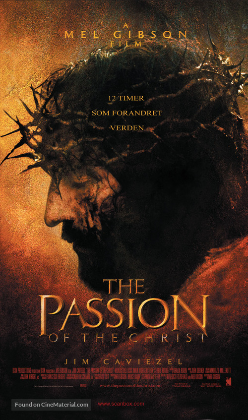 The Passion of the Christ - Norwegian Movie Poster