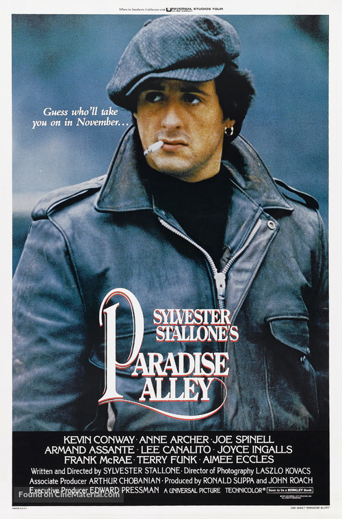 Paradise Alley - Movie Poster