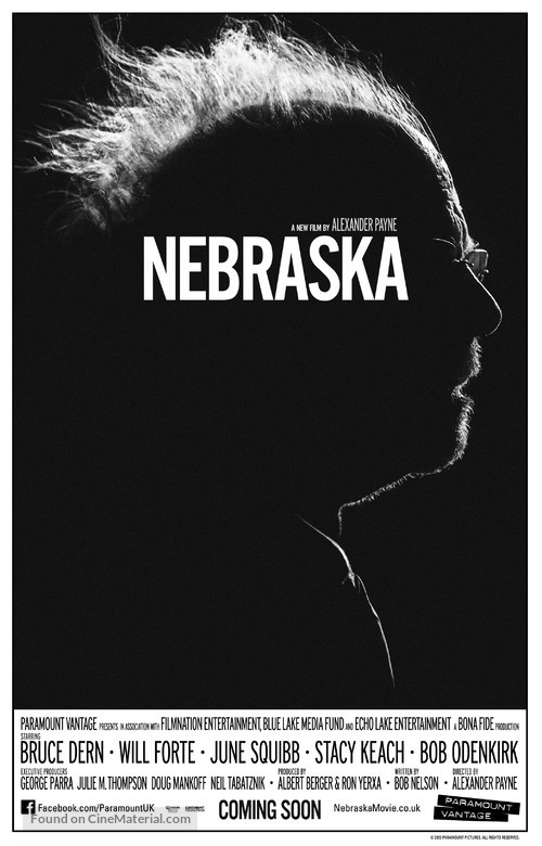Nebraska - British Movie Poster
