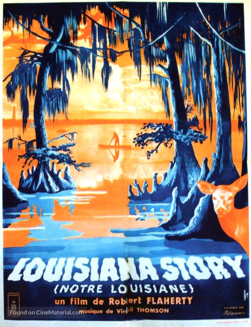 Louisiana Story - French Movie Poster