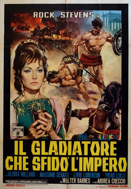 Il gladiatore che sfid&ograve; l&#039;impero - Italian Movie Poster