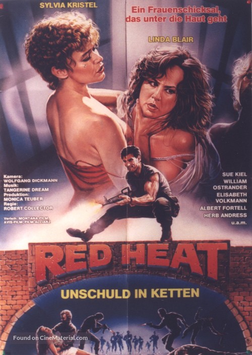 Red Heat - German Movie Poster