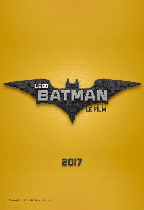 The Lego Batman Movie - French Movie Poster