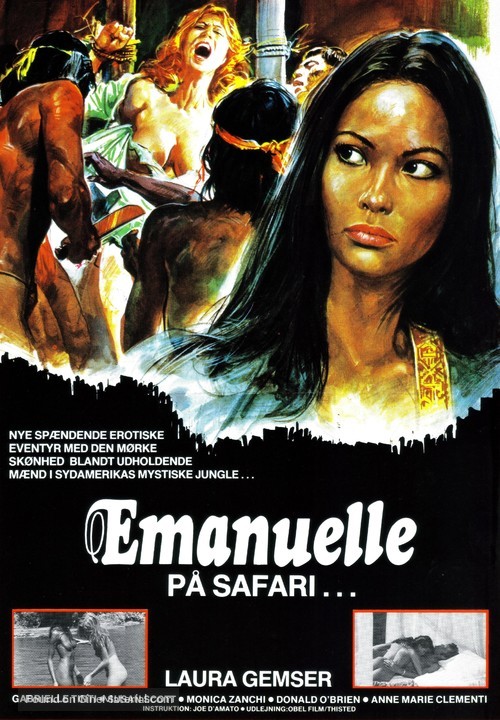 Emanuelle e gli ultimi cannibali - Danish Movie Poster