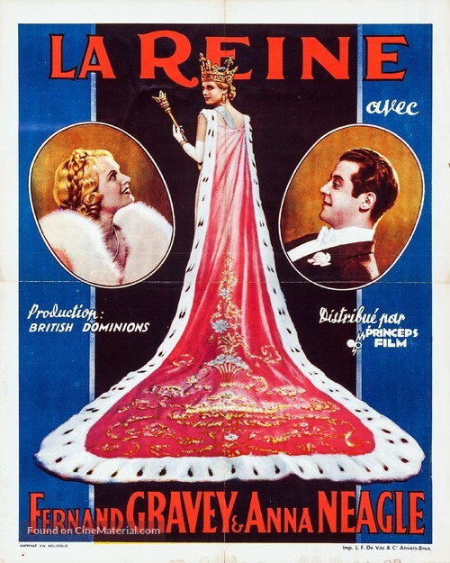 The Queen&#039;s Affair - Belgian Movie Poster