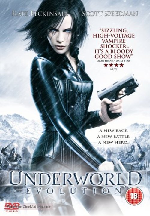 Underworld: Evolution - British DVD movie cover