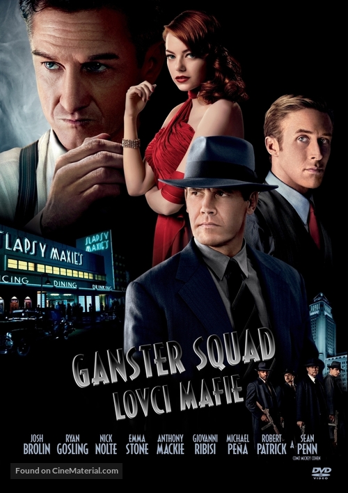 Gangster Squad - Czech DVD movie cover