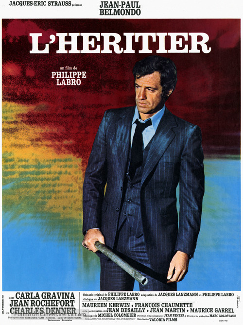 L&#039;h&eacute;ritier - French Movie Poster