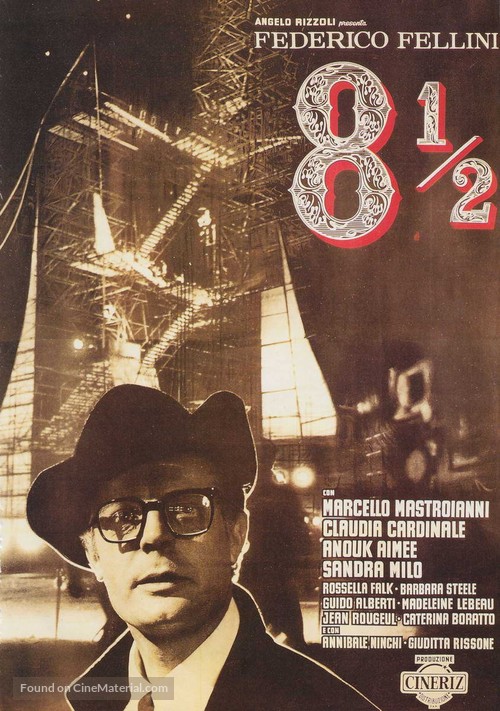 8&frac12; - Italian Movie Poster