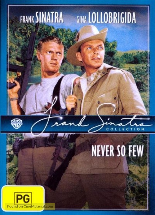 Never So Few - Australian DVD movie cover