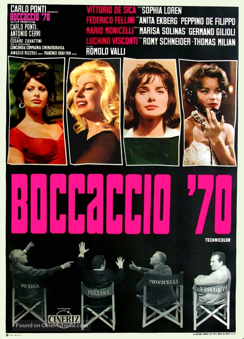 Boccaccio &#039;70 - Italian Movie Poster