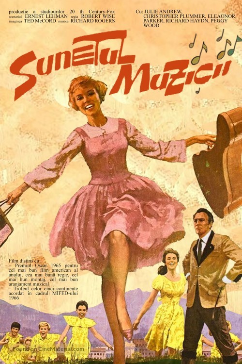 The Sound of Music - Romanian Movie Poster