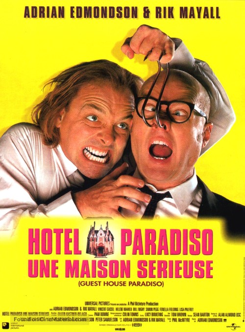Guest House Paradiso - French Movie Poster