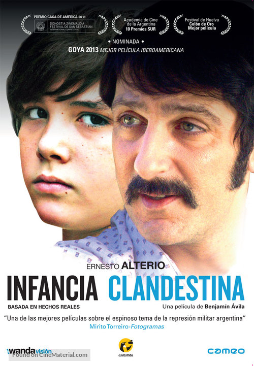 Infancia clandestina - Argentinian Movie Poster