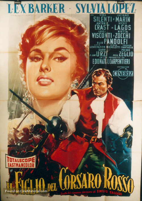 Il figlio del corsaro rosso - Italian Movie Poster