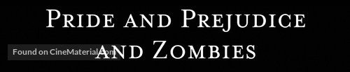 Pride and Prejudice and Zombies - Logo