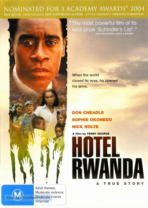 Hotel Rwanda - Australian Movie Cover