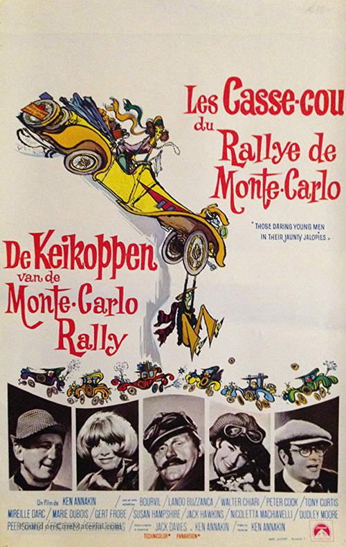 Monte Carlo or Bust - Belgian Movie Poster