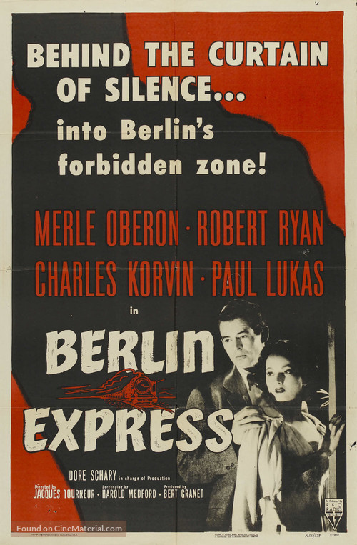 Berlin Express - Re-release movie poster