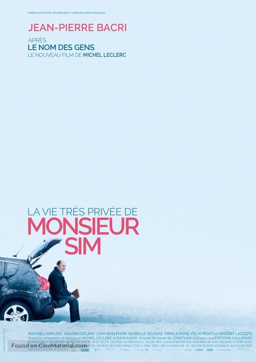 La vie tr&egrave;s priv&eacute;e de Monsieur Sim - French Movie Poster