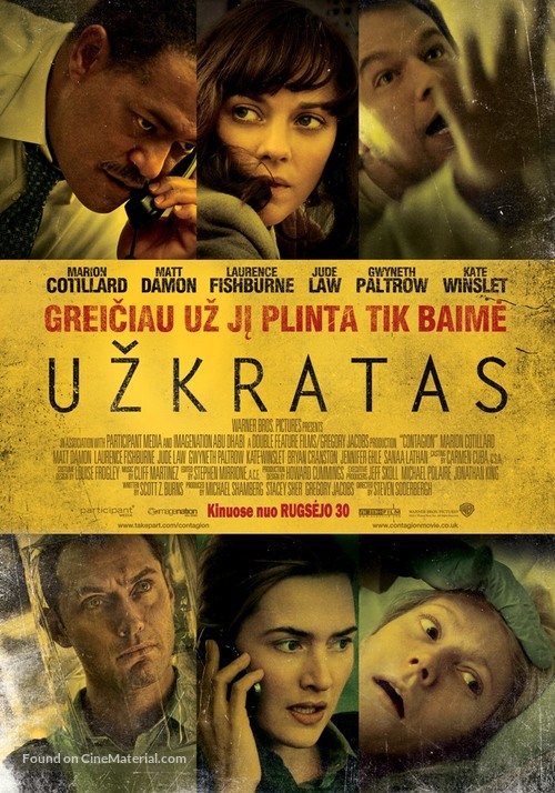 Contagion - Lithuanian Movie Poster