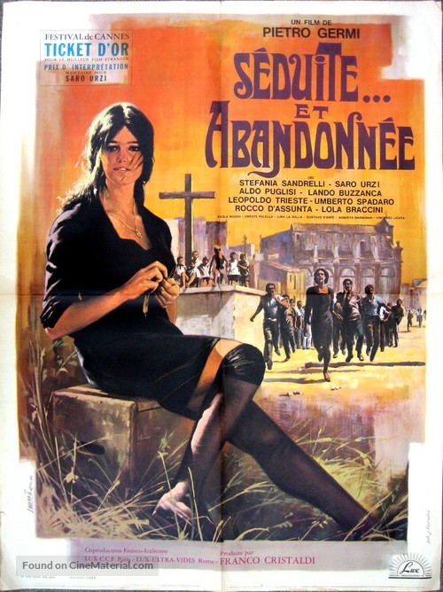 Sedotta e abbandonata - French Movie Poster