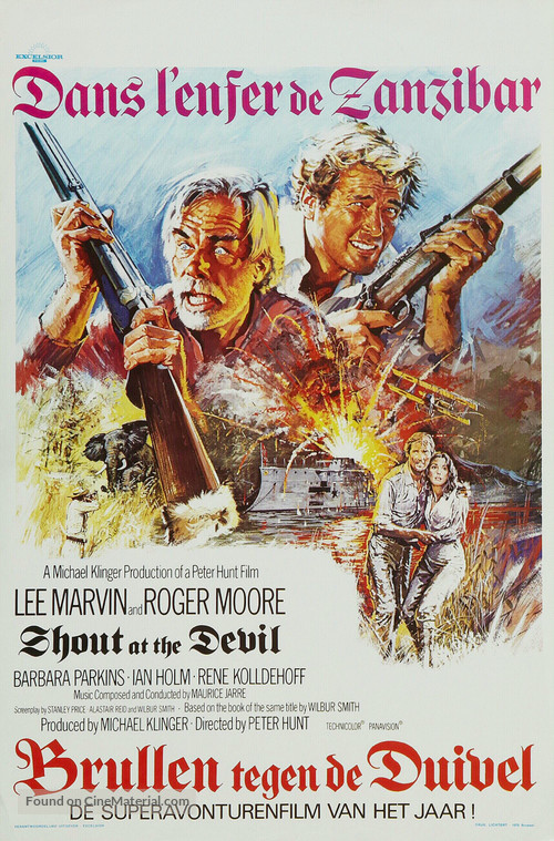 Shout at the Devil - Belgian Movie Poster