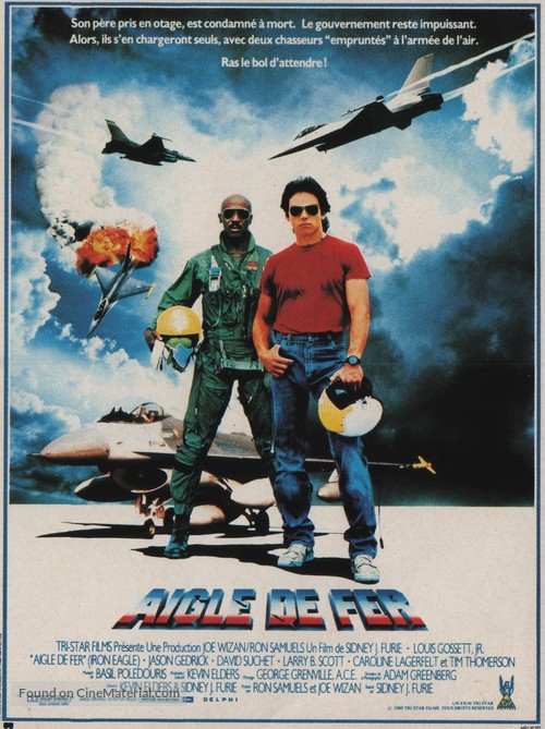 Iron Eagle - French Movie Poster