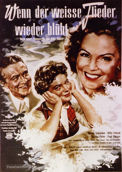 Wenn der wei&szlig;e Flieder wieder bl&uuml;ht - German Movie Poster