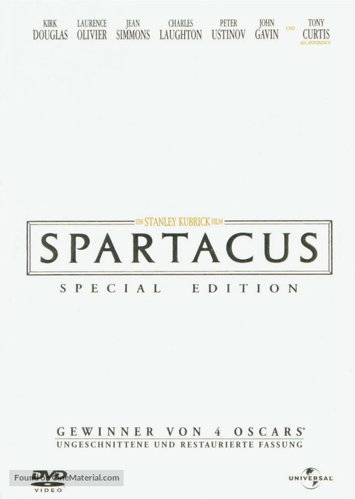 Spartacus - German Movie Cover