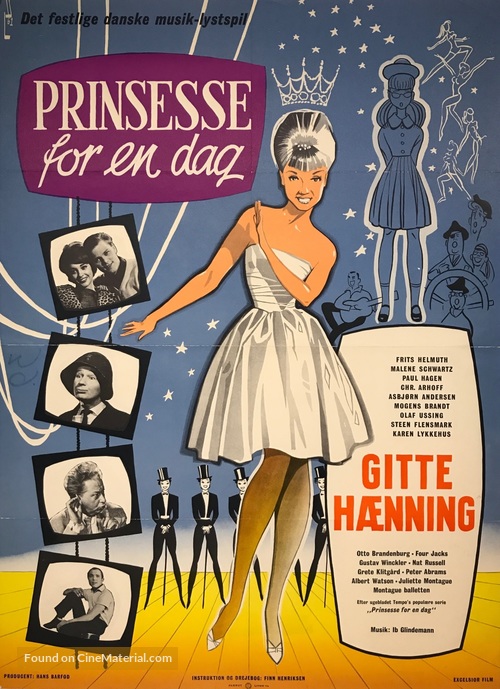 Prinsesse for en dag - Danish Movie Poster
