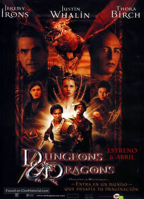Dungeons And Dragons - Spanish Movie Poster