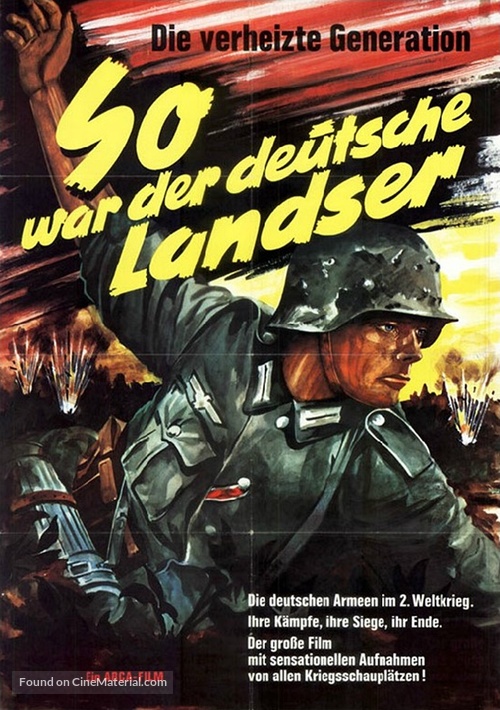 So war der deutsche Landser - German Movie Poster