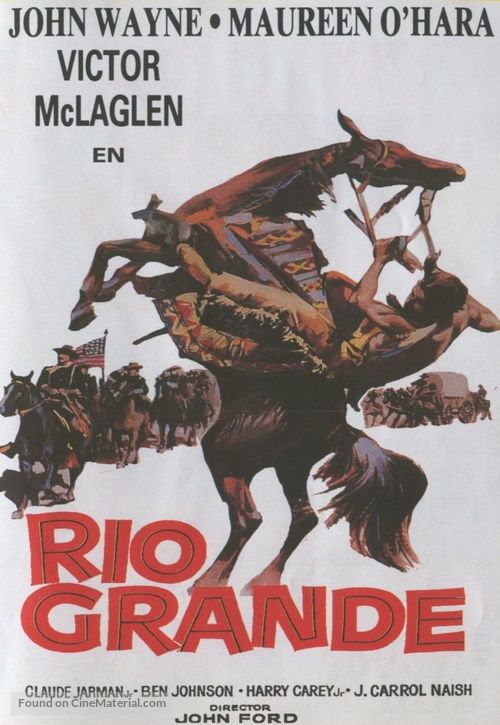 Rio Grande - Spanish DVD movie cover