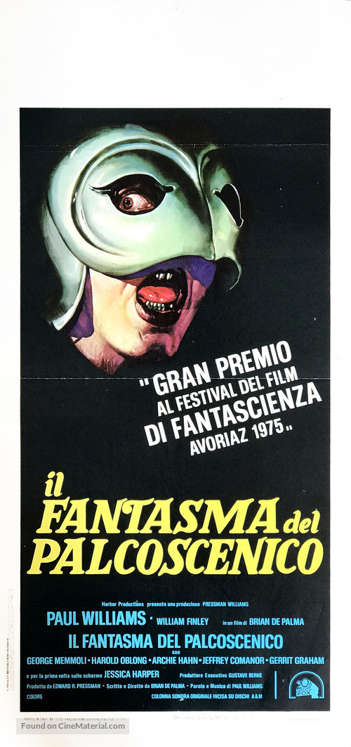 Phantom of the Paradise - Italian Movie Poster