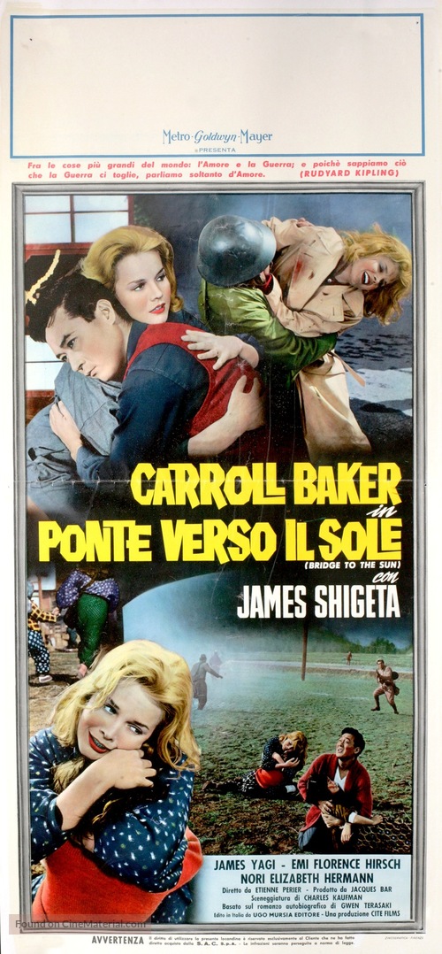 Bridge to the Sun - Italian Movie Poster