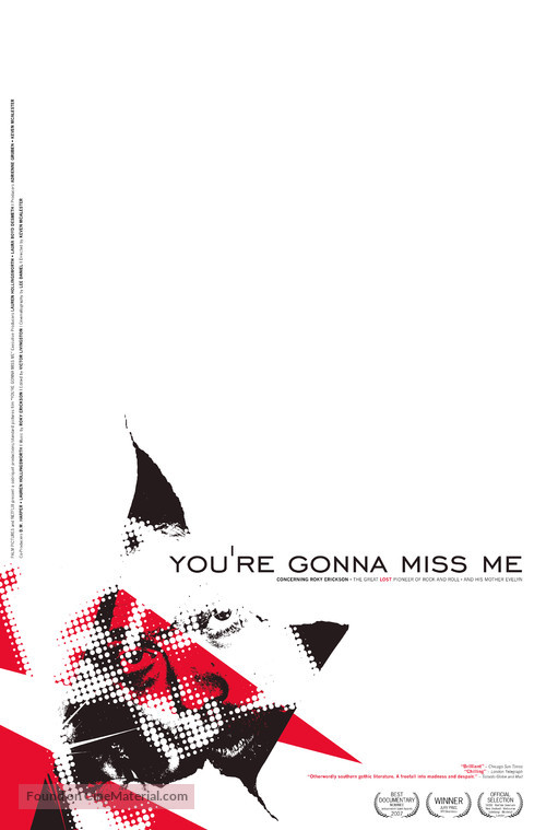 You&#039;re Gonna Miss Me - Movie Poster