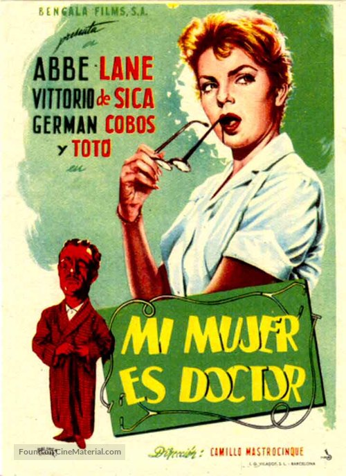 Tot&ograve;, Vittorio e la dottoressa - Spanish Movie Poster