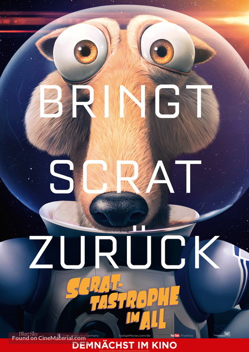 Cosmic Scrat-tastrophe - German Movie Poster