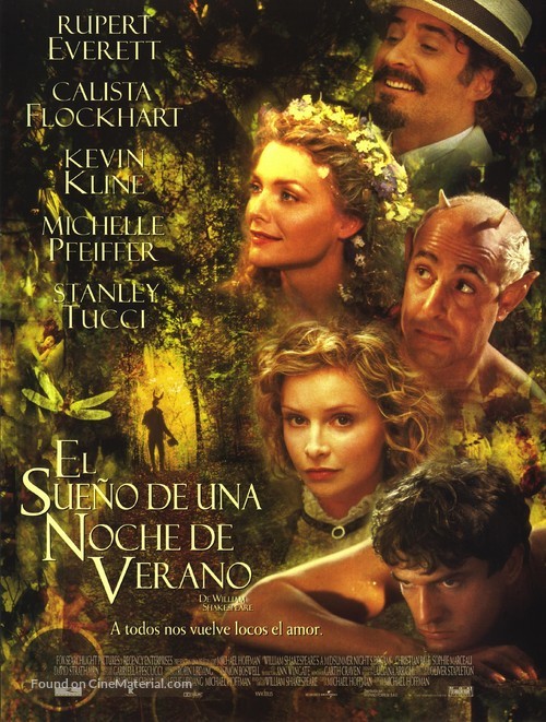 A Midsummer Night&#039;s Dream - Spanish Movie Poster