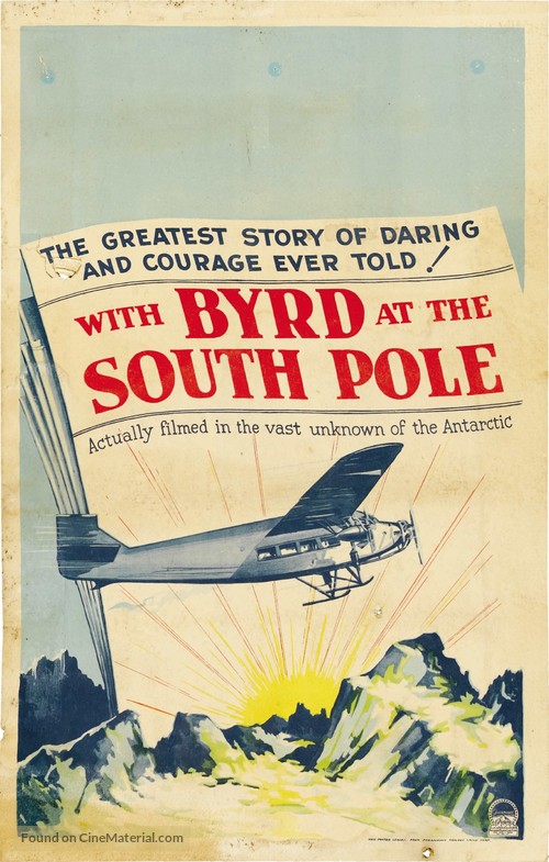 With Byrd at the South Pole - Movie Poster