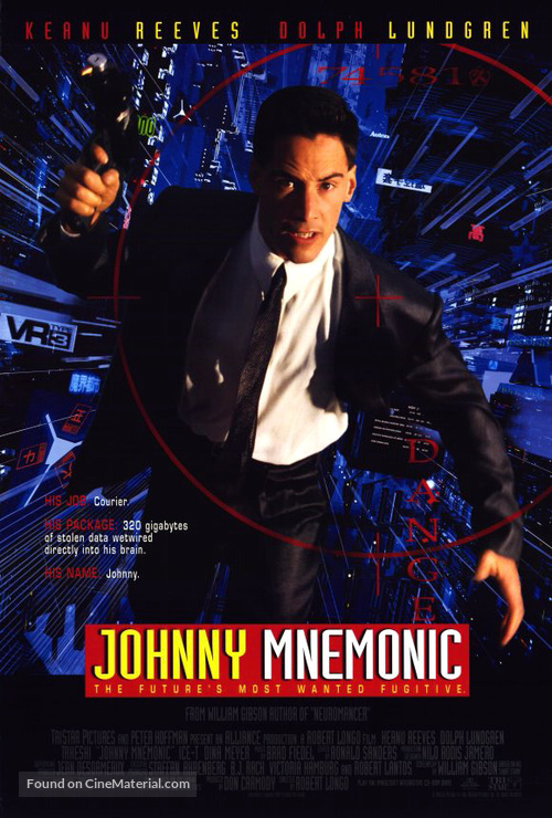 Johnny Mnemonic - Movie Poster