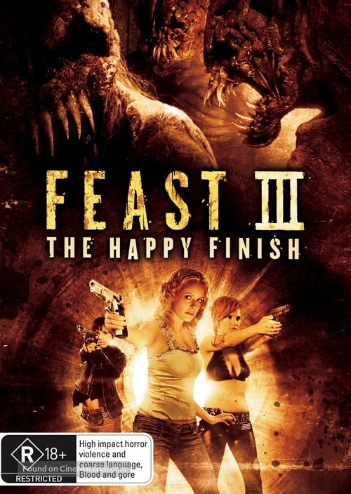 Feast 3: The Happy Finish - Australian DVD movie cover