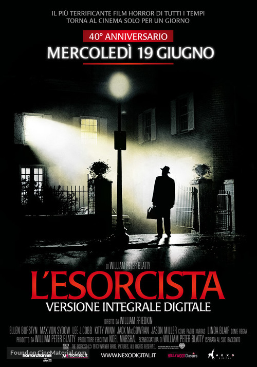 The Exorcist - Italian Re-release movie poster