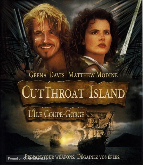 Cutthroat Island - Canadian Movie Cover