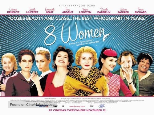 8 femmes - British Movie Poster